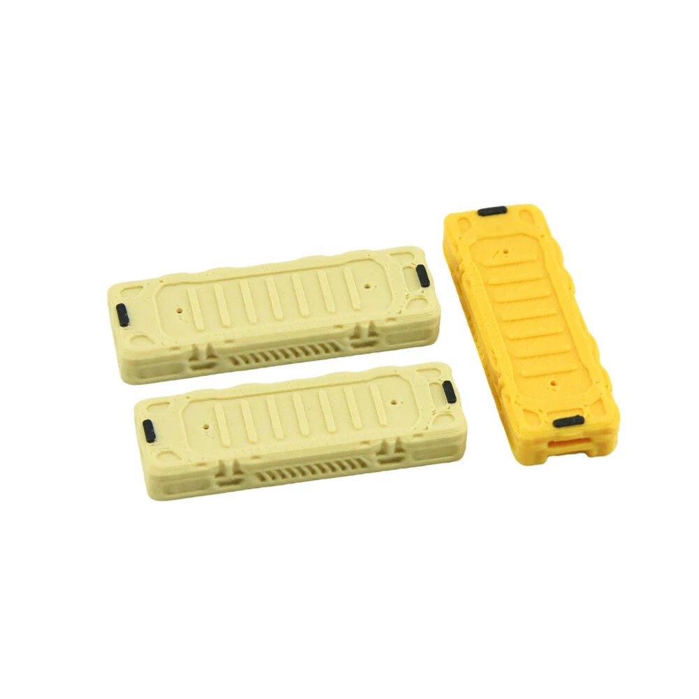 RC Car Models Simulation Roof Suitcase Axle Shovel Oil Tank Jack Lift Gas Cylinder Ladder Escape Plate Board Decoration Parts for Axial SCX30 1/30 Off-Road Truck Vehicles Models — view 4