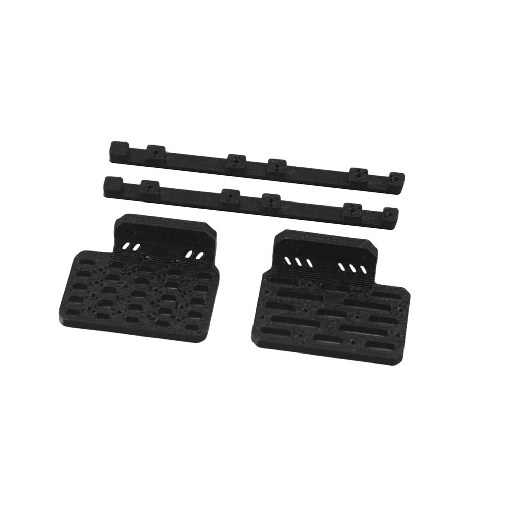 RC Car Models Simulation Roof Suitcase Axle Shovel Oil Tank Jack Lift Gas Cylinder Ladder Escape Plate Board Decoration Parts for Axial SCX30 1/30 Off-Road Truck Vehicles Models — view 6