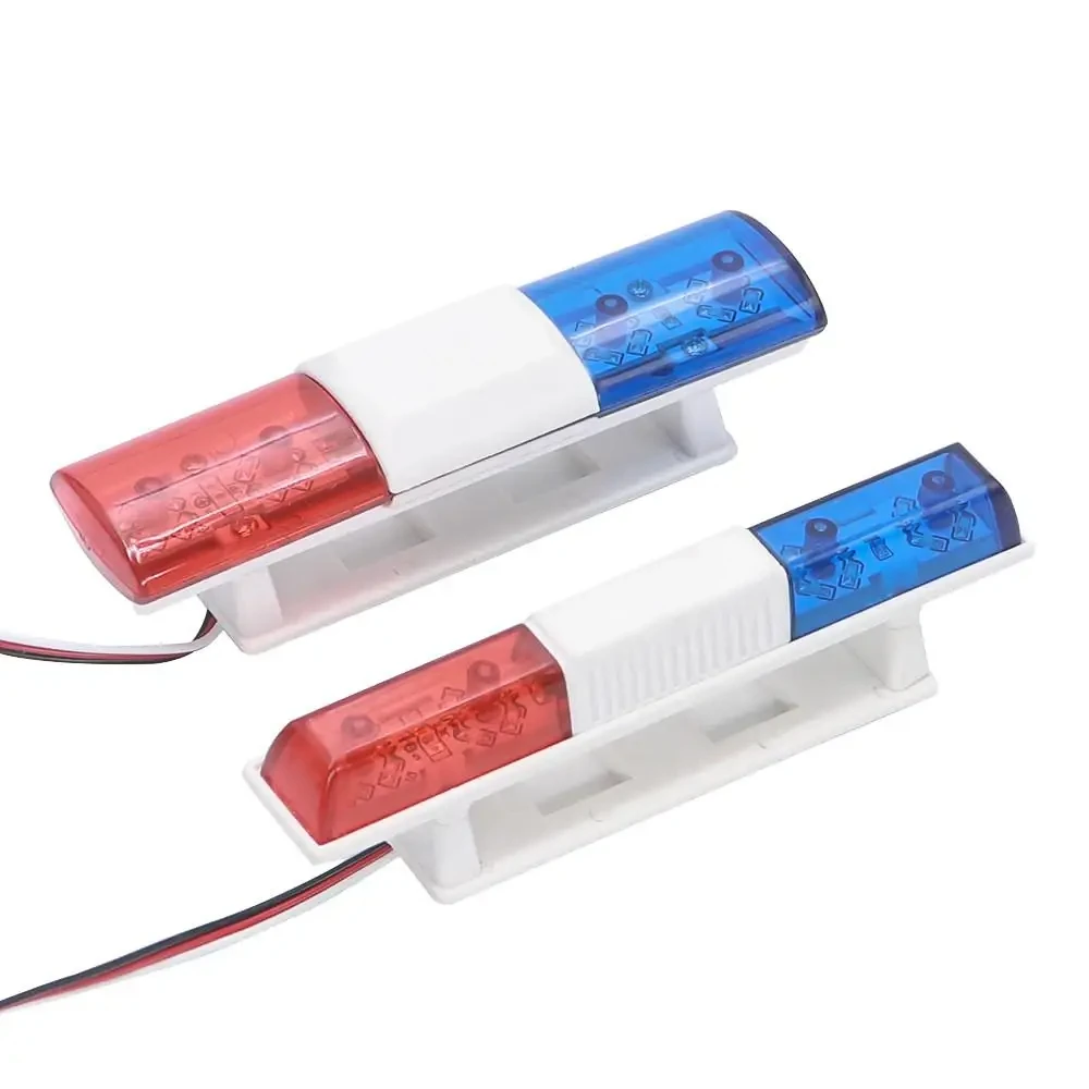 RC Car Parts LED Police Flash Light Alarming for 1/10 HSP Kyosho Tamiya Axial SCX10 D90 Vehicles Models Spare Accessories — Pricio