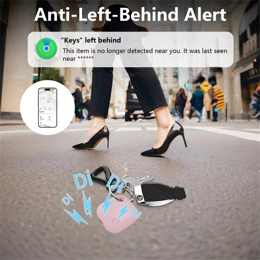 Rechargeable GPS Air Tracker Smart Tag Precise Positioning Works with Apple Find My APP Type-C Charging Locator Key Finder — view 7
