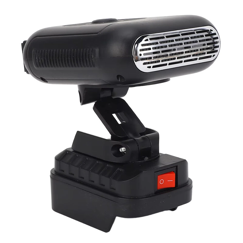 Rechargeable Portable Car Heater Fan Adjustable Angle Efficient Heat Dissipation Compact PTC Heating Fan Winter Essential — view 3