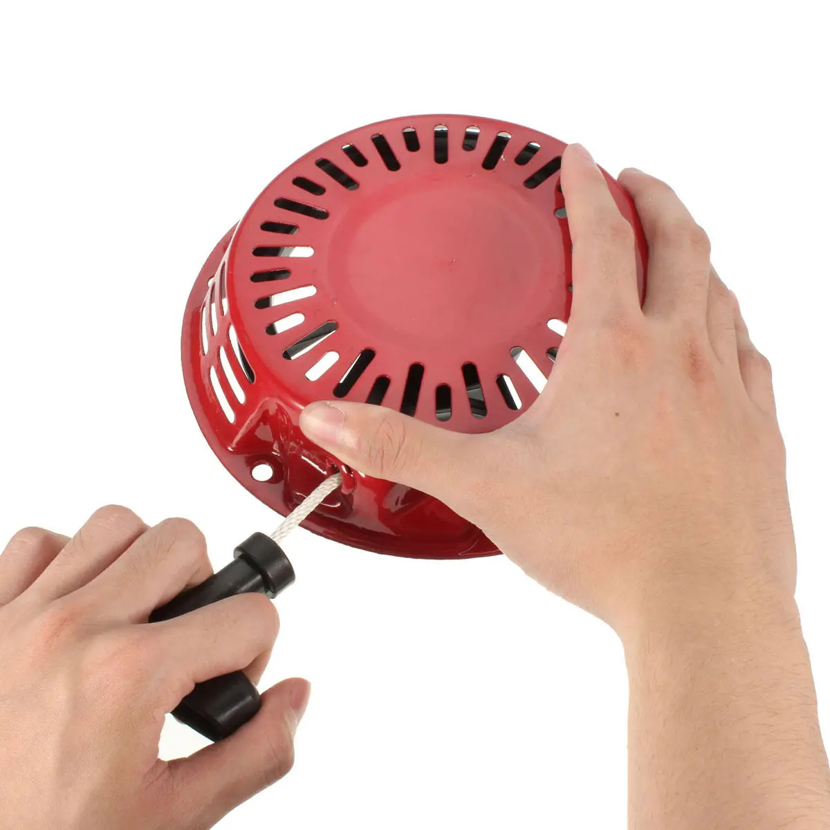 Recoil Starter Cup Assembly Red Pull Start For Honda GX120 GX160 GX200 Engine — view 10
