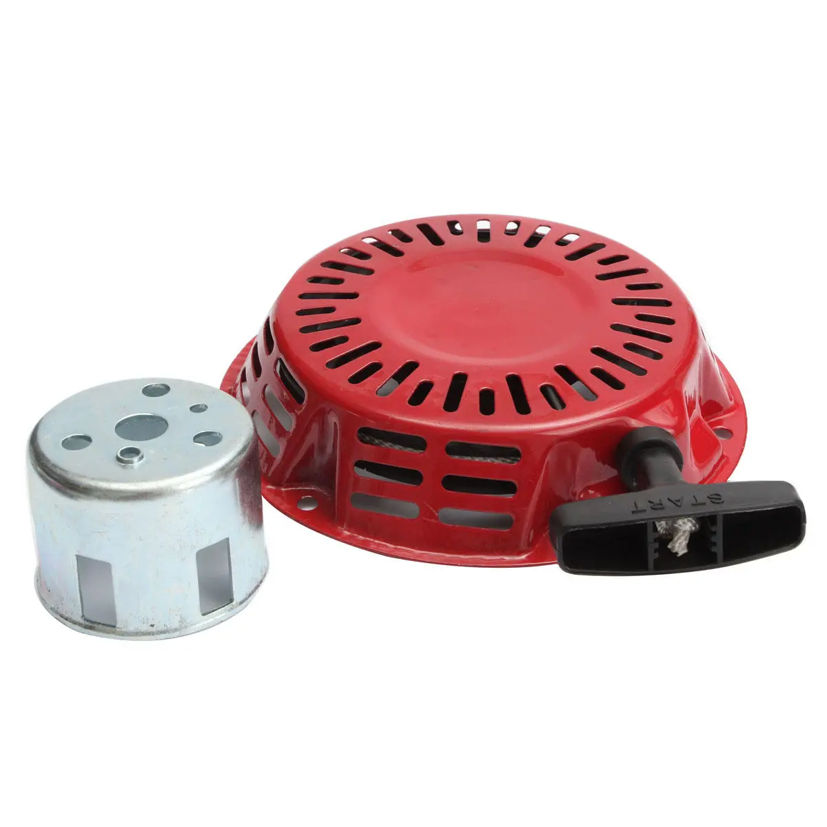 Recoil Starter Cup Assembly Red Pull Start For Honda GX120 GX160 GX200 Engine — view 2