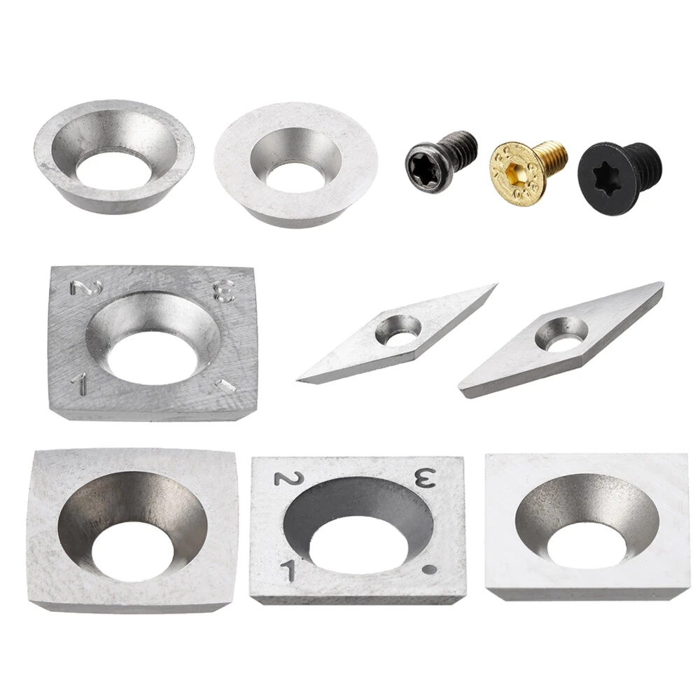 Red Arrow Wood Carbide Insert Cutters Screws DIY Wood Turning Tool Woodworking Lathe Tools