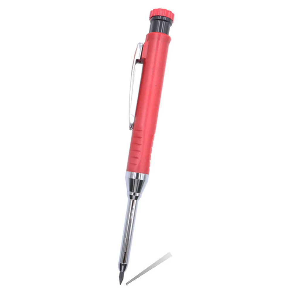 Refillable Carpenter Pencil Set Woodworking Marking Pen Deep Hole Marker High Precision Mechanical Pencil for Accurate Craftsmanship and Drafting Essential Tool for Engineers Carpenters and Architects — view 8