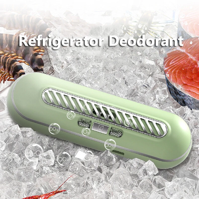 Refrigerator Deodorizer Ozone Sterilization Air Purifier 1200mAh Battery with Quick Air Purification for Effective Odor and Germ Removal — image 1