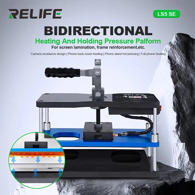 RELIFE LS5 SE Bidirectional Heating and Holding Pressure Platform 80°C for Screen Lamination Frame Reinforcement Repair Tool — view 2