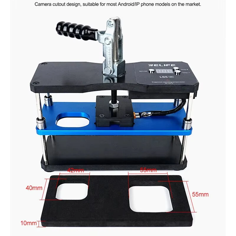 RELIFE LS5 SE Bidirectional Heating and Holding Pressure Platform 80°C for Screen Lamination Frame Reinforcement Repair Tool — view 7
