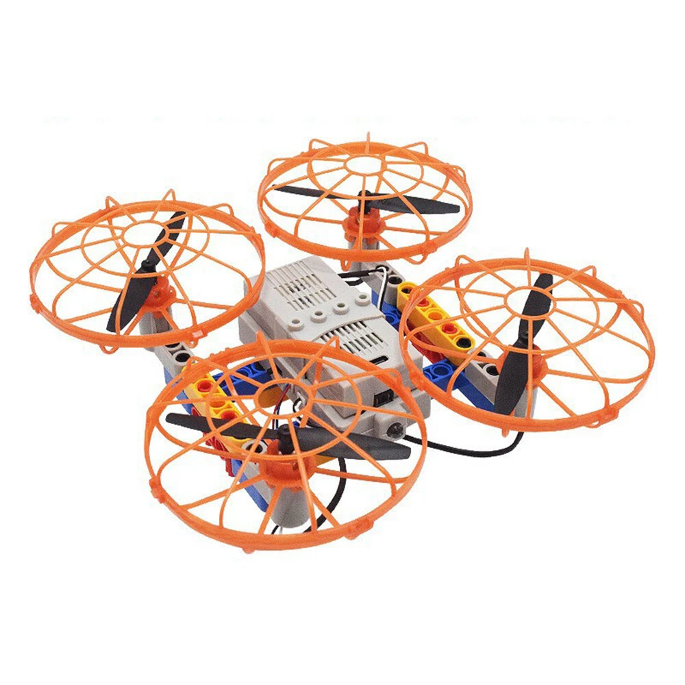 Remote Control Drone Assembly Kit Clip / Building Blocks Type DIY RC Quadcopter Aircraft Learning Flying Stem Education Toy — view 3