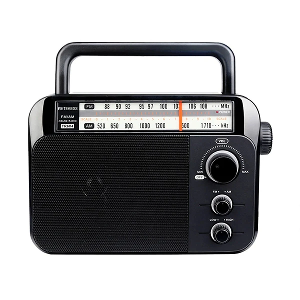Retekess TR604 Radio FM AM Portable Radios AM FM on the battery Speakers Rechargeable Radio For Senior — view 2