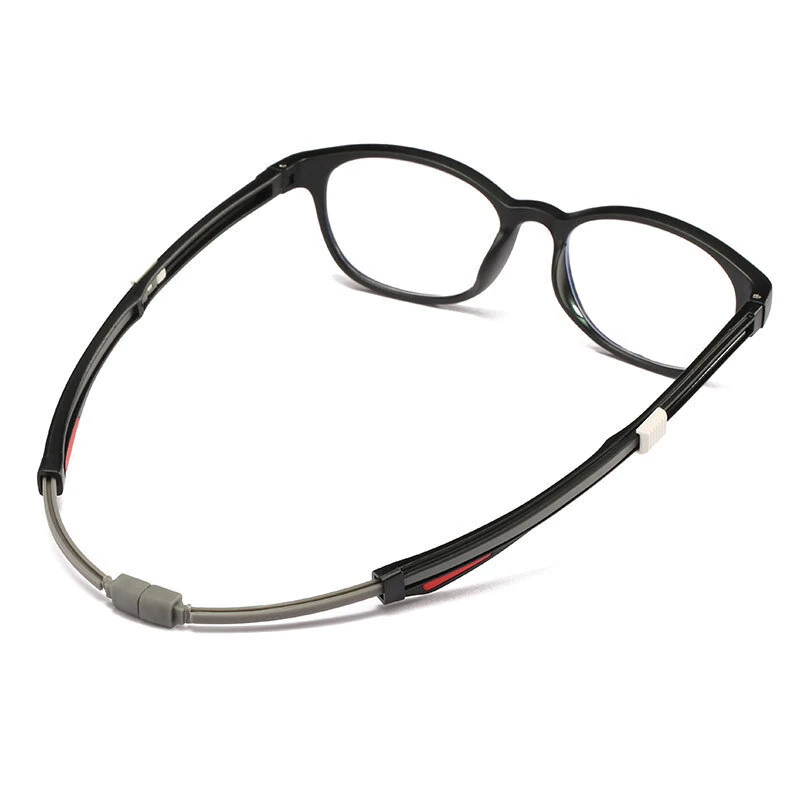 Retractable Magnetic Neck-hanging Reading Glasses Portable HD Anti-blue Light Presbyopia Glasses for Men Women — view 5