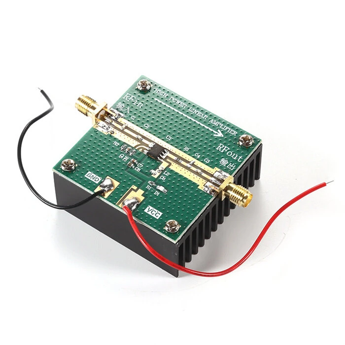 RF2126 400MHZ-2700MHZ Broadband RF Power Amplifier 2.4GHZ 1W for bluetooth Ham Radio Amplifier with Heat Sink — view 6