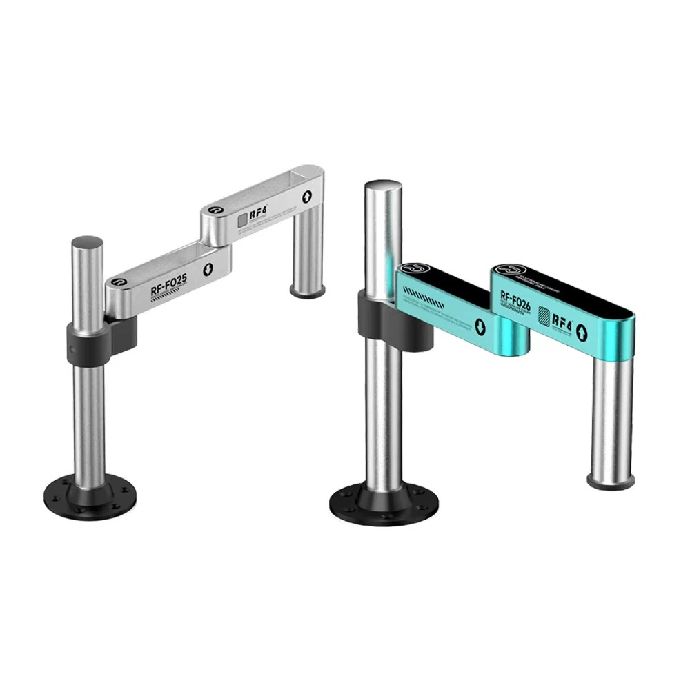 RF4-F025 RF4-F026 Microscope Swing Arm Stand Articulated 360 Degree Adjustable Metal Frame Stable Base Universal Fit for Repair Inspection Tools — Pricio