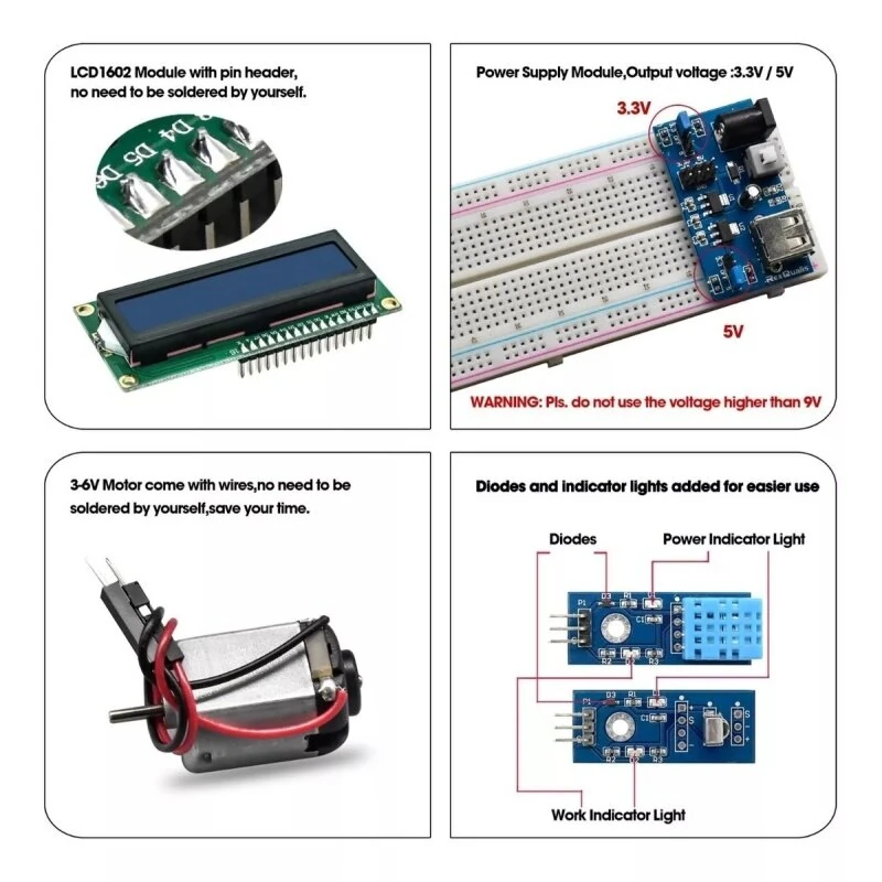 RFID UNOR3 Upgraded Version For Starter Kit DIY Electronic Kit Power Supply Module Accessories Development Board — view 3
