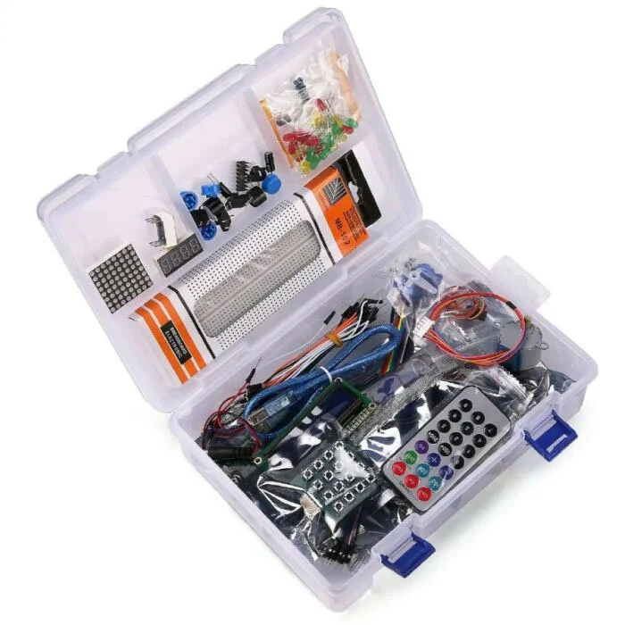 RFID Upgrade Super Kit UNOs R3 Starter Learning Kit with RC522 RFID Module LCD1602 DHT11 RTC Breadboard Servo Stepper Motor — view 5