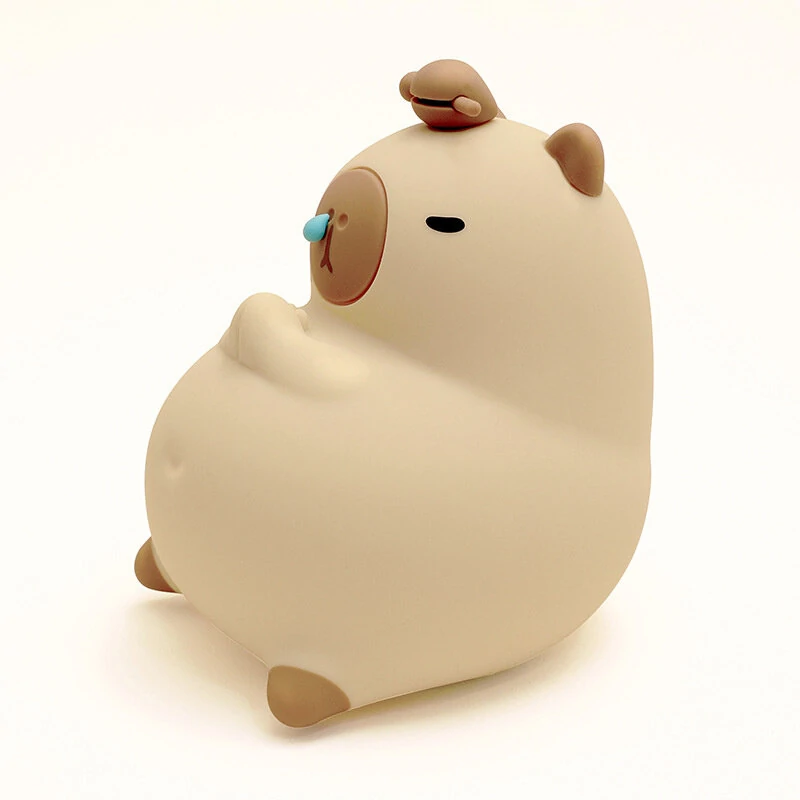 RGB Silicone Cartoon LED Night Light, USB Rechargeable Timing Lamp, Oral Table, Children's Night Light, Room Decoration, Cute Lights — RGB