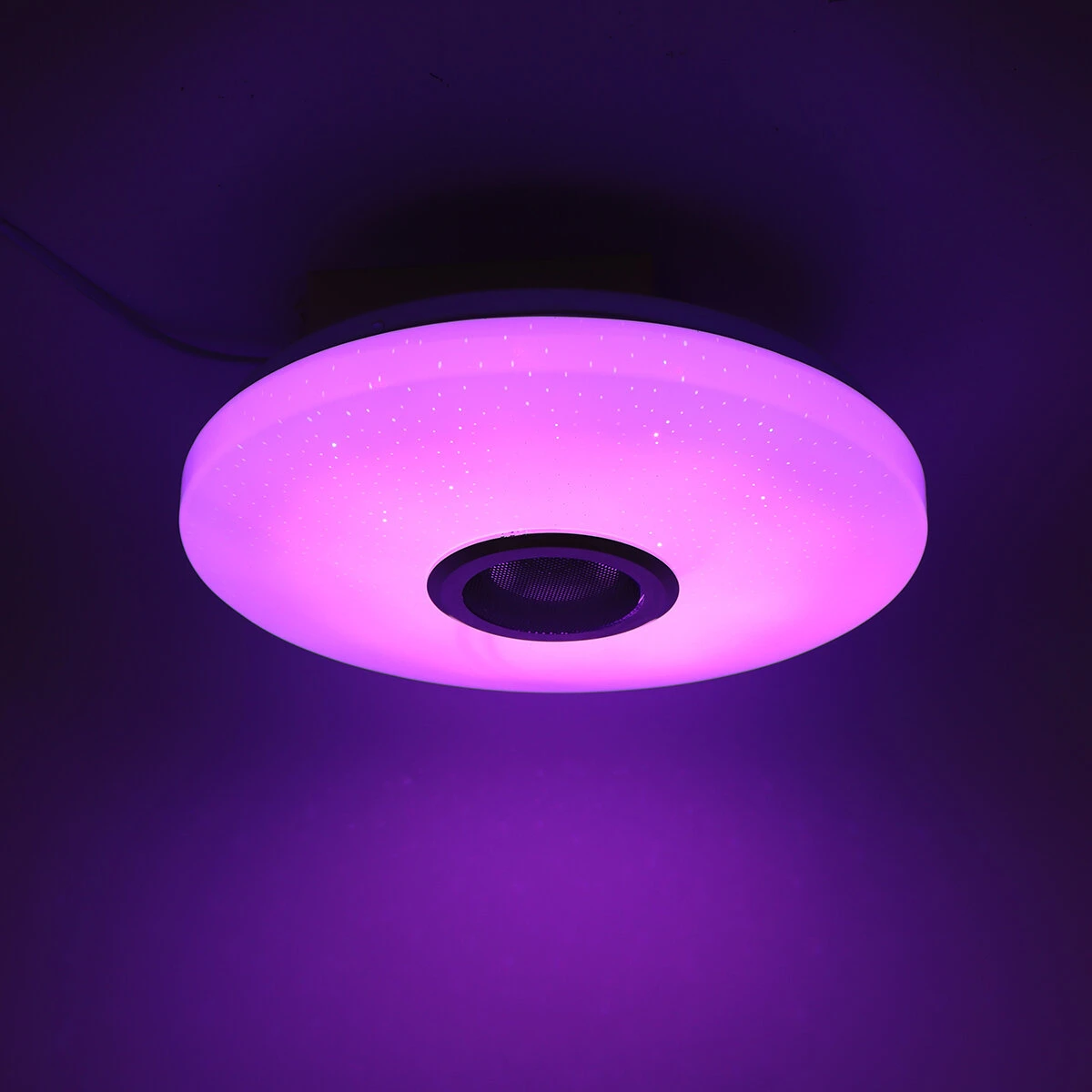 RGBW LED Ceiling Light Music Speaker Lamp Bluetooth APP + Remote Control Bedroom — view 4