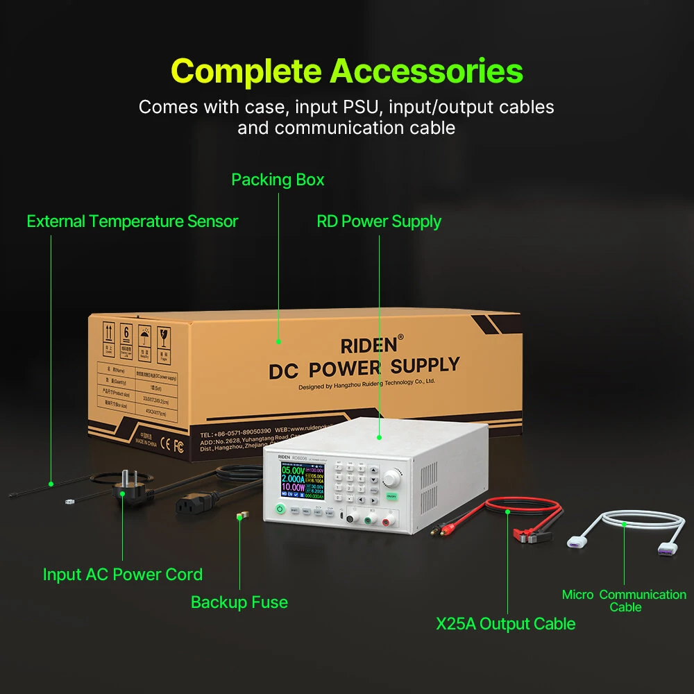 RIDEN RD6006 Assembled Set USB DC DC Voltage Current Step-Down Bench Power Supply Buck Adjustable Converter 60V 6A — view 4