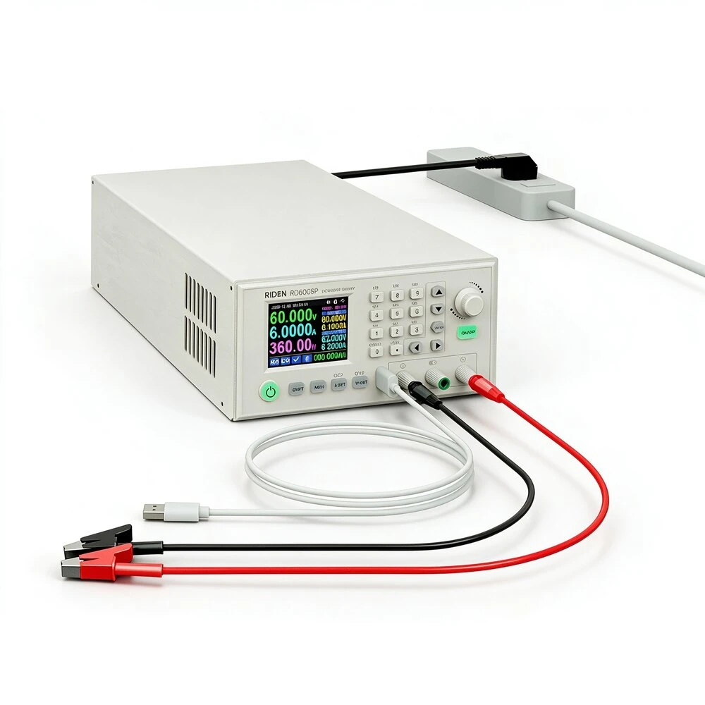 RIDEN RD6006P 360W 60V 6A USB Completed Set Digital Control AC to DC Adjustable Voltage Current Lab Bench Power Supply Module — image 1