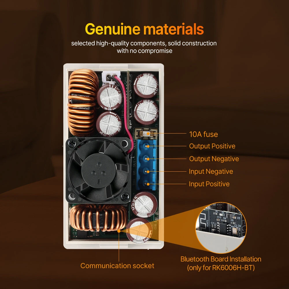 RIDEN RK6006H/BT 60V 6A 360W Step Up Step Down Voltage Module Adjustable Digital Control DC Regulated Power Supply Constant Voltage Current Meter — view 4