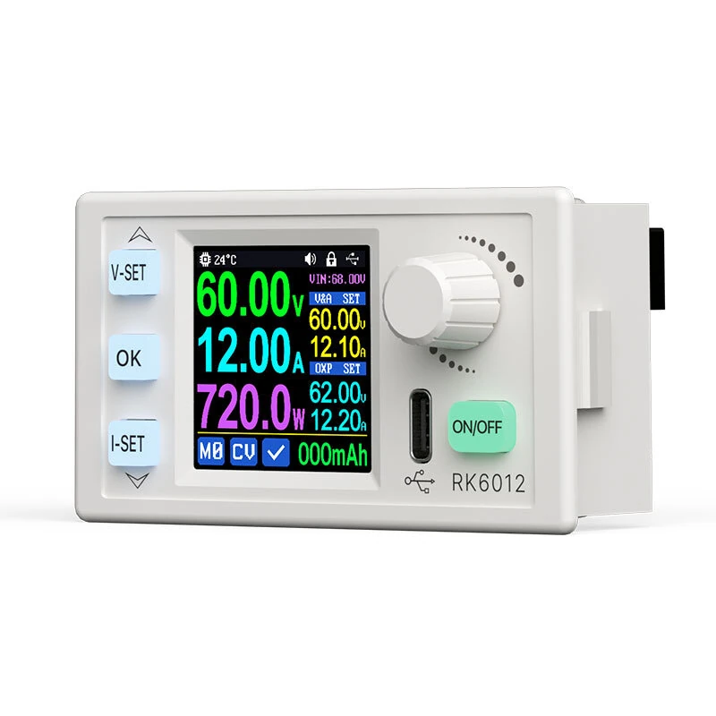 RIDEN RK6012 RK6012BT 60V 12A 720W Step-Down DC-DC Voltage Transformer Model Adjustable Digital Control DC Regulated Power Supply Constant Voltage Current Meter — view 9