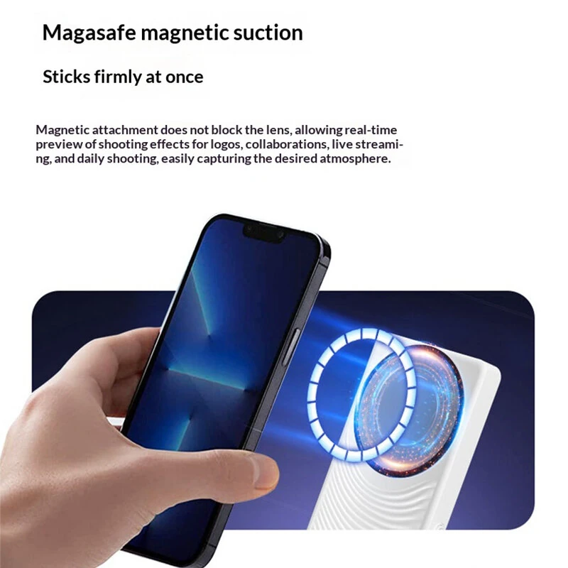 RK-Y40E Magnetic Selfie Screen 4-Inch HD Display Wireless Screen Casting Dual Band WiFi Remote Photography for Live Streaming Vlogging — view 2