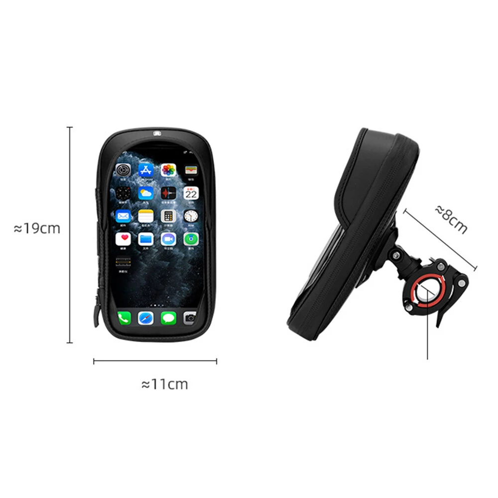ROCKBROS B17-7 6.2'' Portable Touch Screen Phone Holder Bicycle Bag 360° Adjustable Waterproof Bike Front Frame Bag — view 9