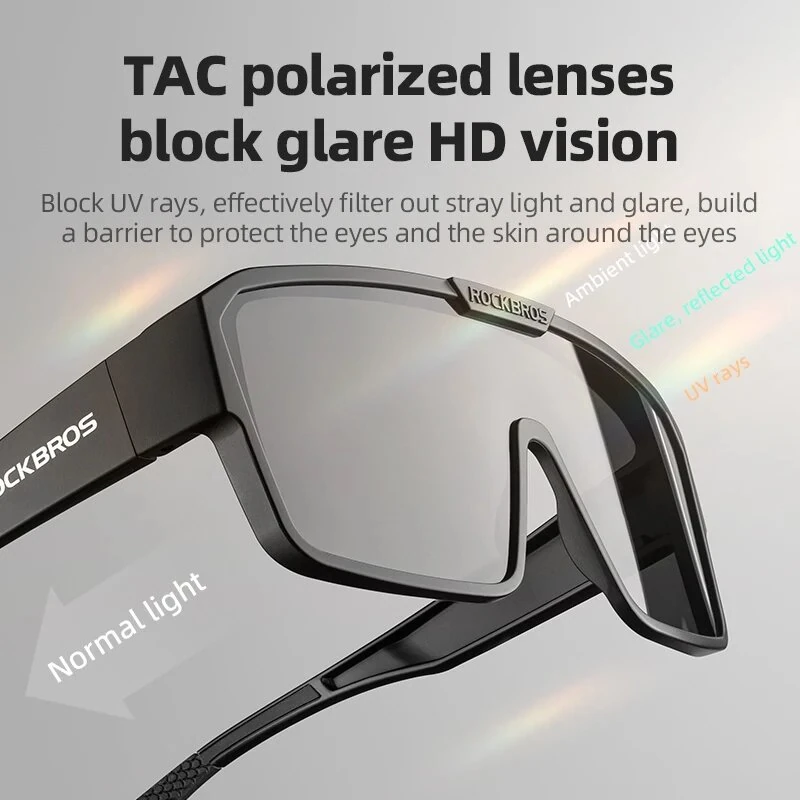 ROCKBROS Bike Glasses UV400 Protection Wear Sunglasses Men Women for Driving Fishing Hiking Cycling Multi-functional Eyewear — view 3