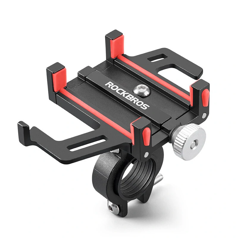 ROCKBROS Bike Holder Aluminum Alloy 360° Rotation Bracket Five Claws Stability Shockproof Easy installation Bike Phone Holder — image 1
