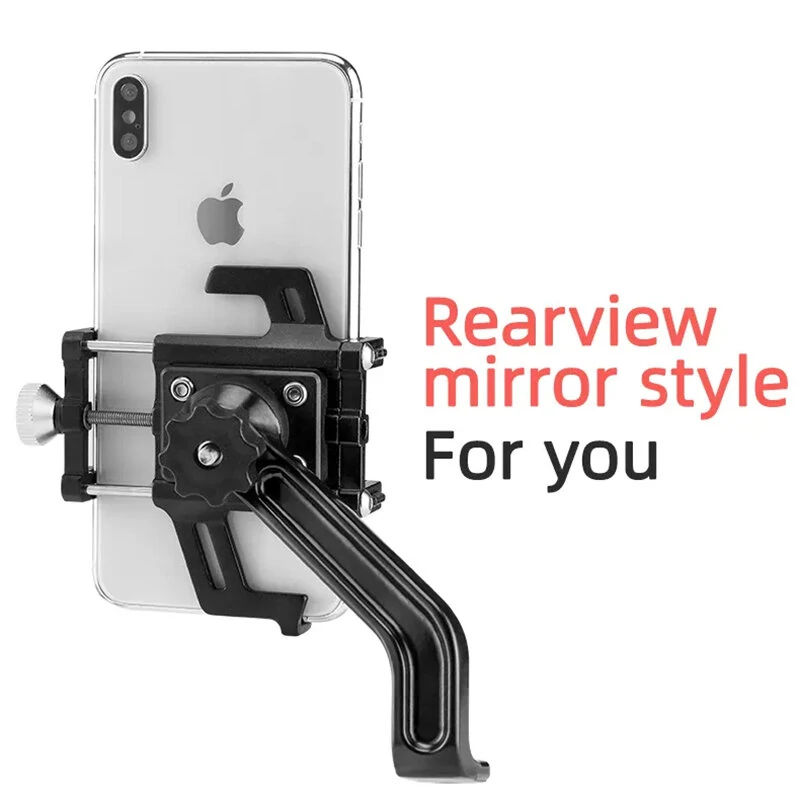 ROCKBROS Bike Holder Aluminum Alloy 360° Rotation Bracket Five Claws Stability Shockproof Easy installation Bike Phone Holder — view 6