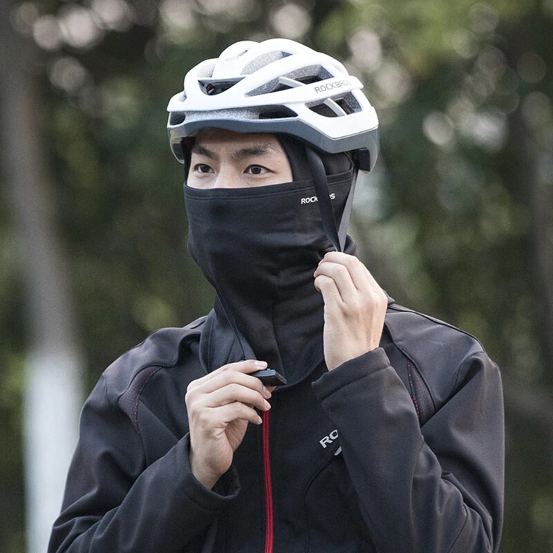 ROCKBROS Full Face Mask Warm Winter Scarf Balaclava Helmet Liner Fishing Skiing Hiking Bike Mask Windproof Breathable Headgear — view 6