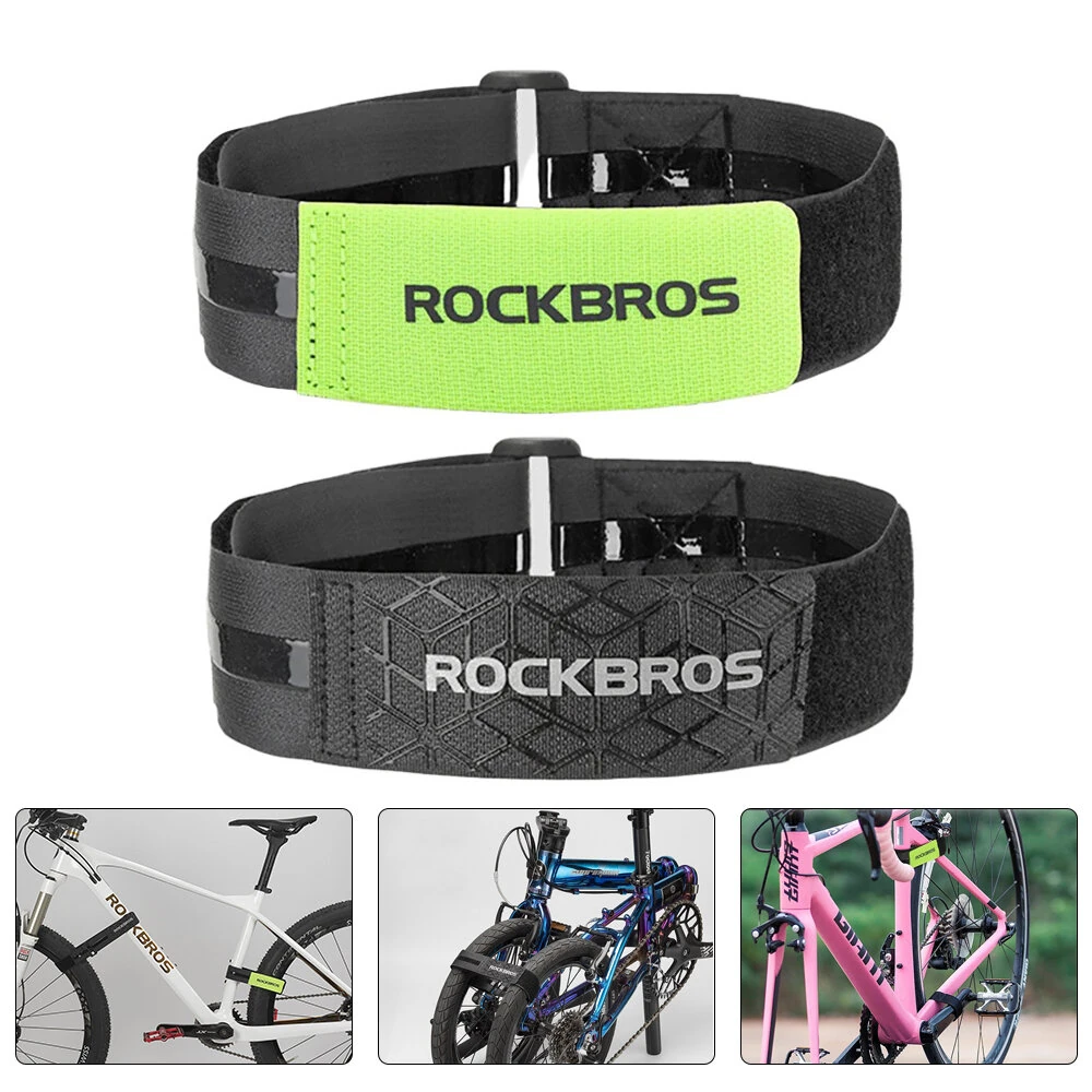 ROCKBROS Multi-Use Adjustable Bicycle Bundle Belt Portable Hook Loop Anti-Slip Outdoor Bundle Luggage Storage Bike Tire Fastening Strap — ROCKBROS