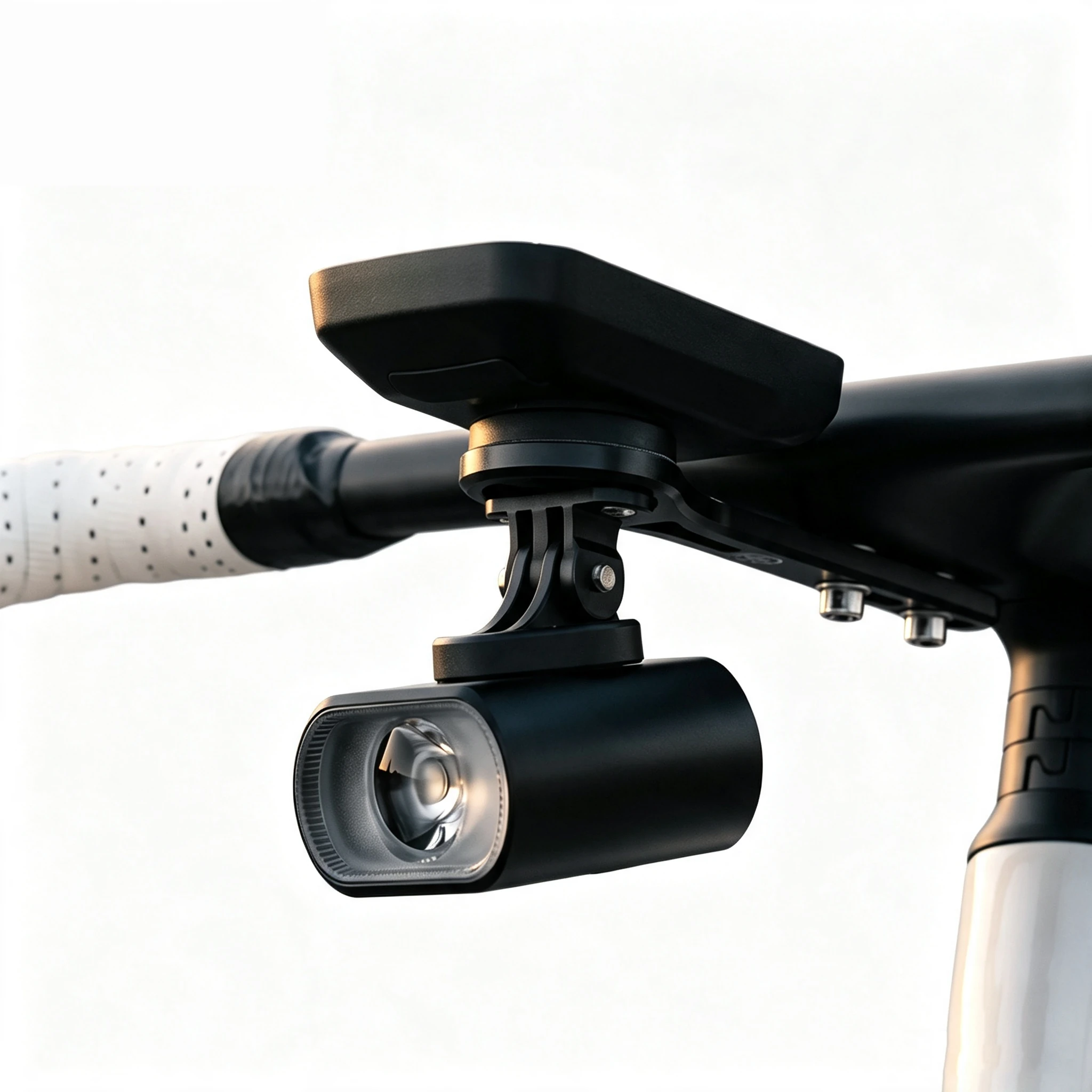 ROCKBROS Overhang Cycling Headlight with Remote Control, 1000LM Brightness, Type-C Charging, Smart Touchscreen Switch, Safety for Night Cycling — image 1