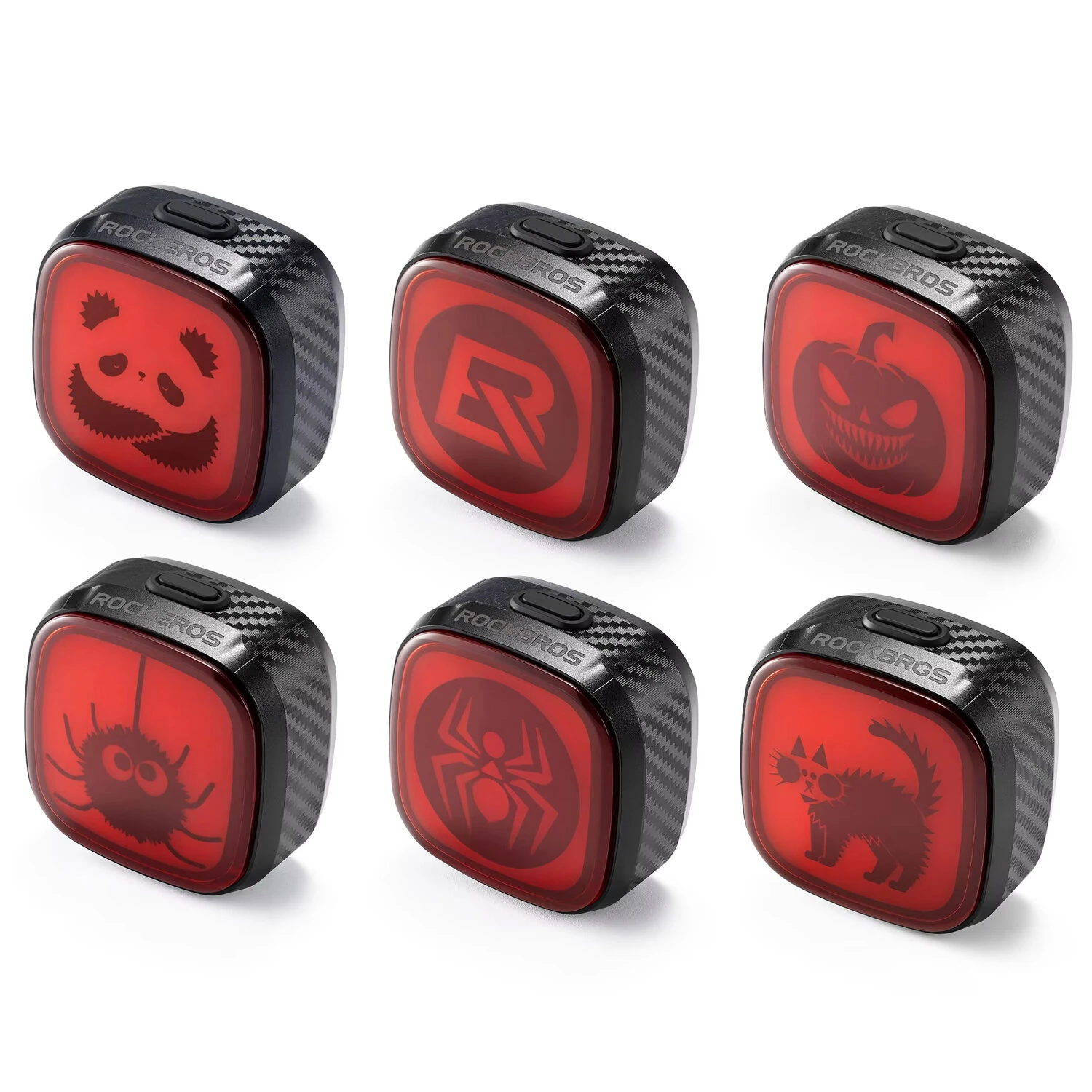 ROCKBROS Q2 MAX Bike Taillight 400mAh USB-C Rechargeable Waterproof Auto Brake Rear Light for Night Riding Safety — view 8