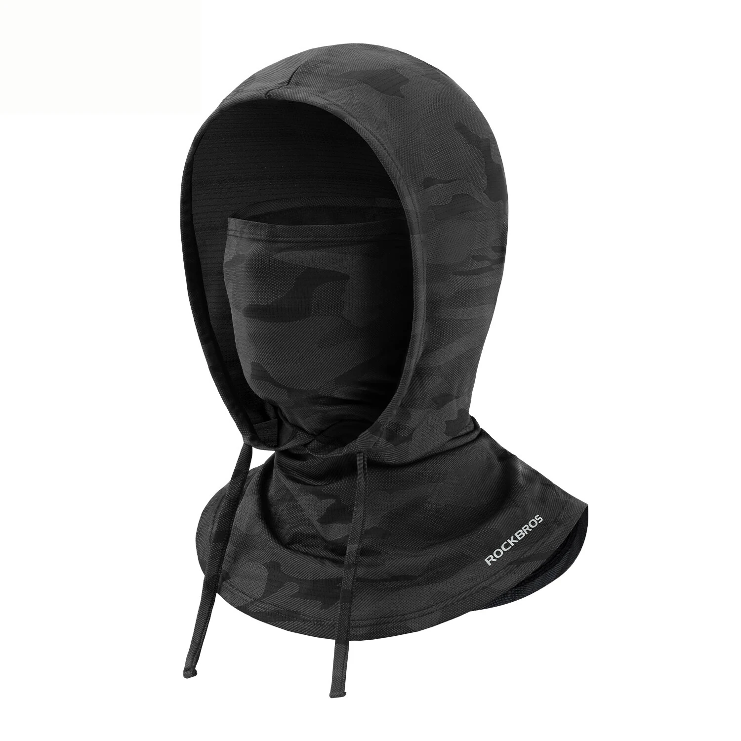 ROCKBROS Universal Summer Cycling Balaclava UPF30+ Sunscreen Breathable Gear UV Protection Scarf Cool Ice Silk Face Cover Cycling Headgear — view 8