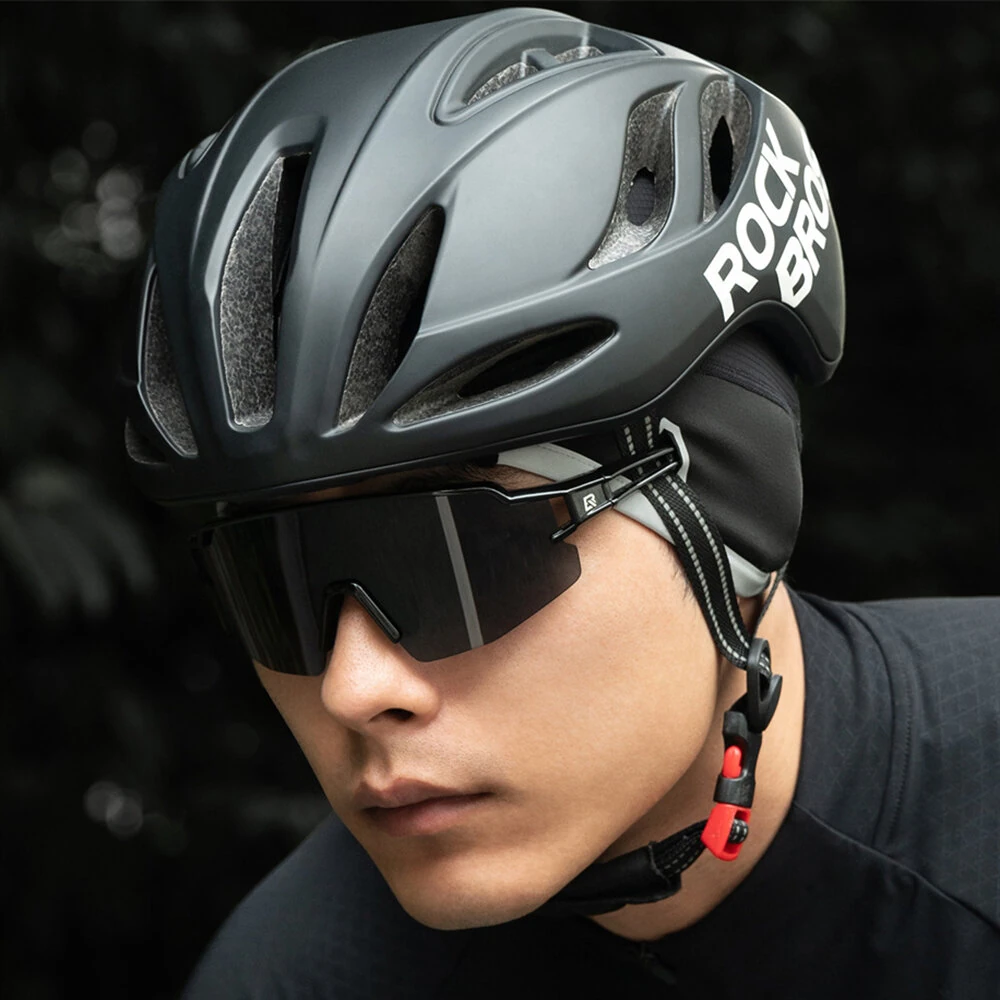 ROCKBROS Warm Cycling Cap Full-coverage Cold-proof Ear Fleece Head Cover Bicycle Sports Hat for Outdoor Winter — view 4