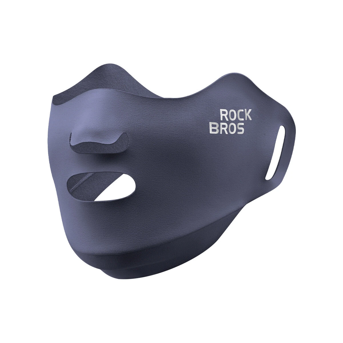 ROCKBROS Windproof Breathable Cycling Mask Comfortable Fabrics Elastic Lightweight Outdoor Sports Face Mask for Riding Travel — view 6