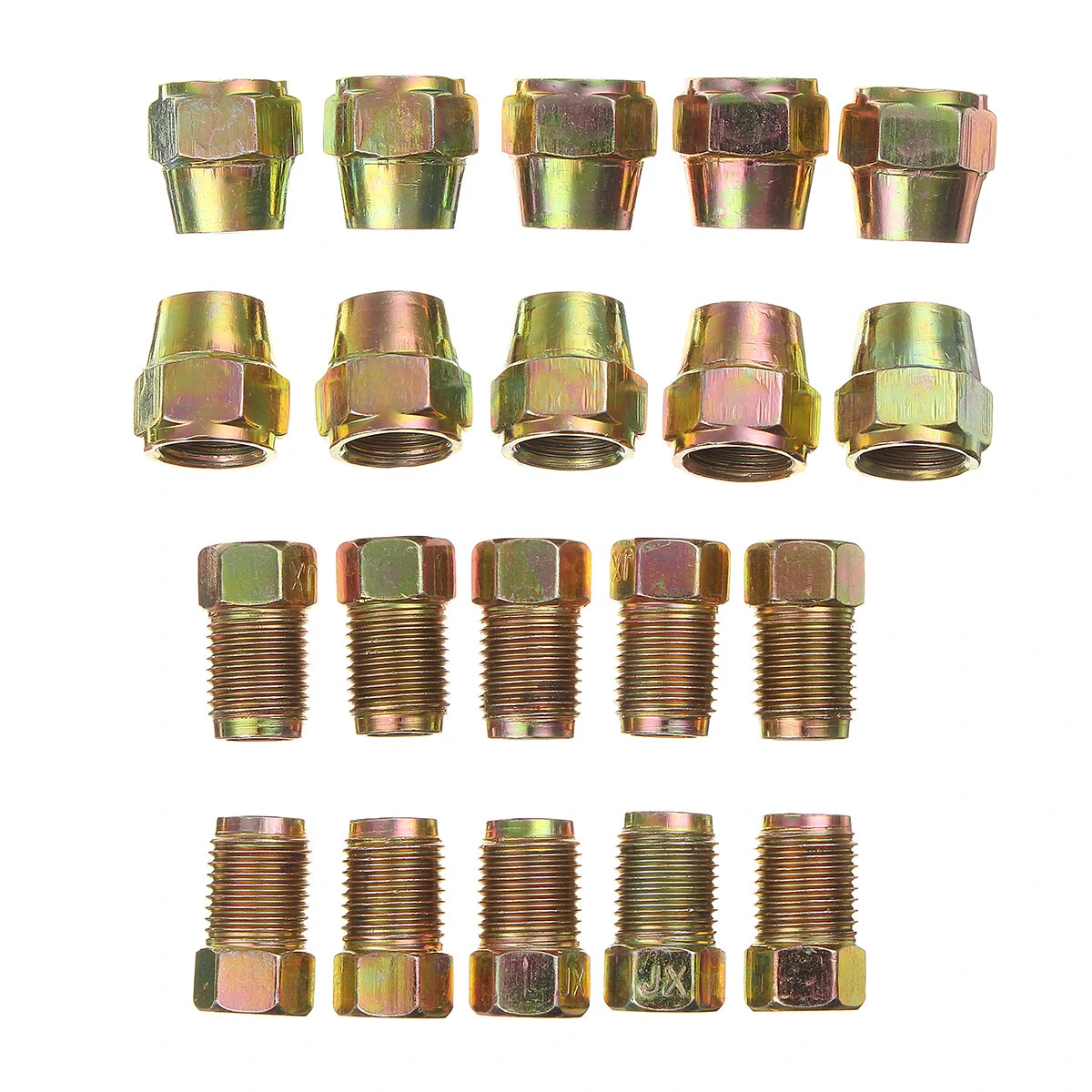 Roll Copper Steel 25 ft. 3/16" Brake Line Pipe Tubing with 20 Pcs Kit Fittings Brake Female Male Nut — view 3