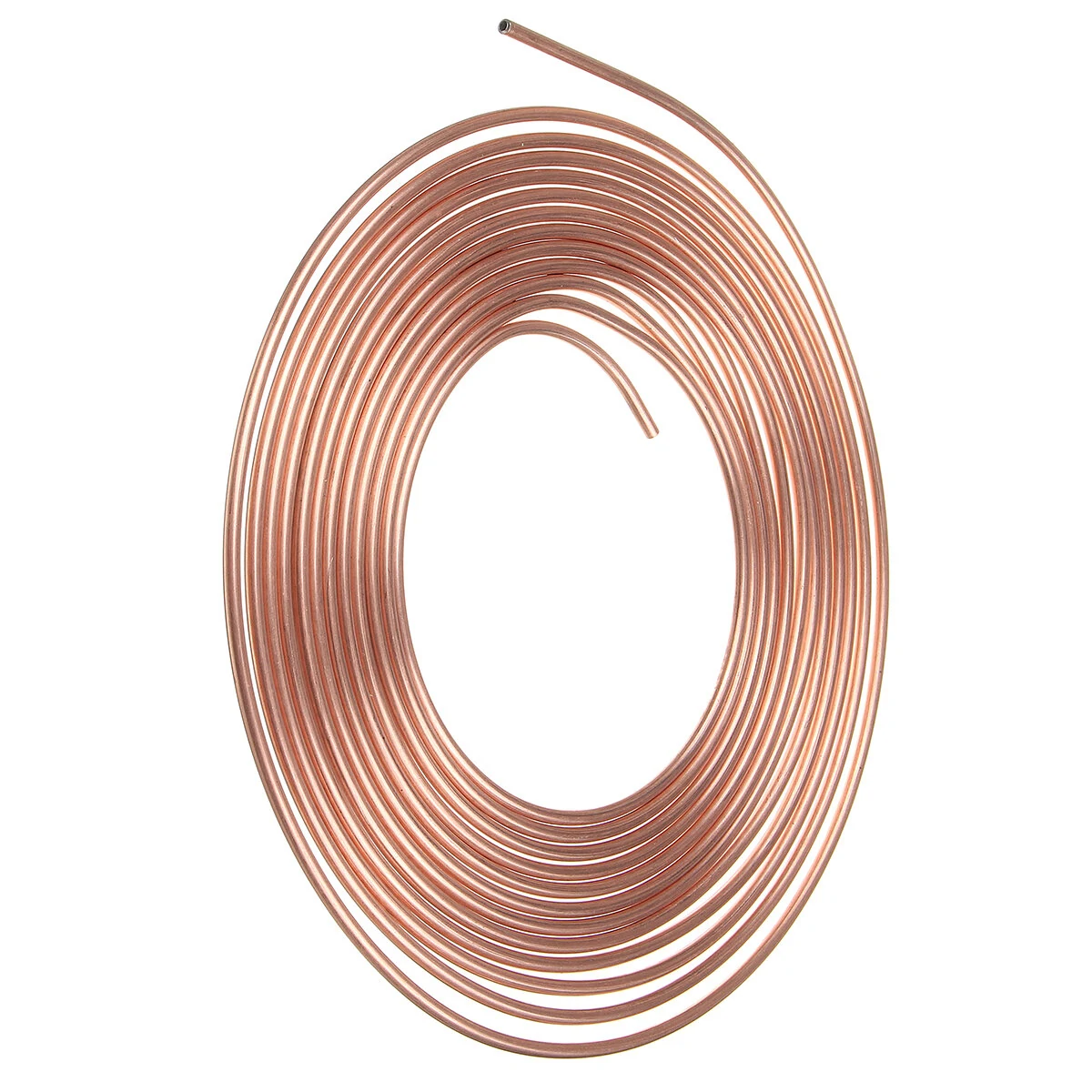 Roll Copper Steel 25 ft. 3/16" Brake Line Pipe Tubing with 20 Pcs Kit Fittings Brake Female Male Nut — view 4