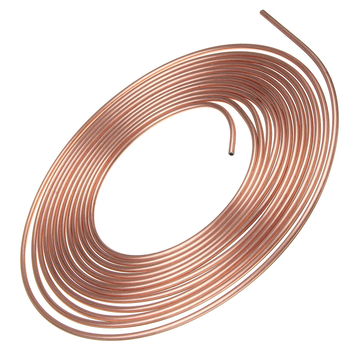Roll Copper Steel 25 ft. 3/16" Brake Line Pipe Tubing with 20 Pcs Kit Fittings Brake Female Male Nut — view 5