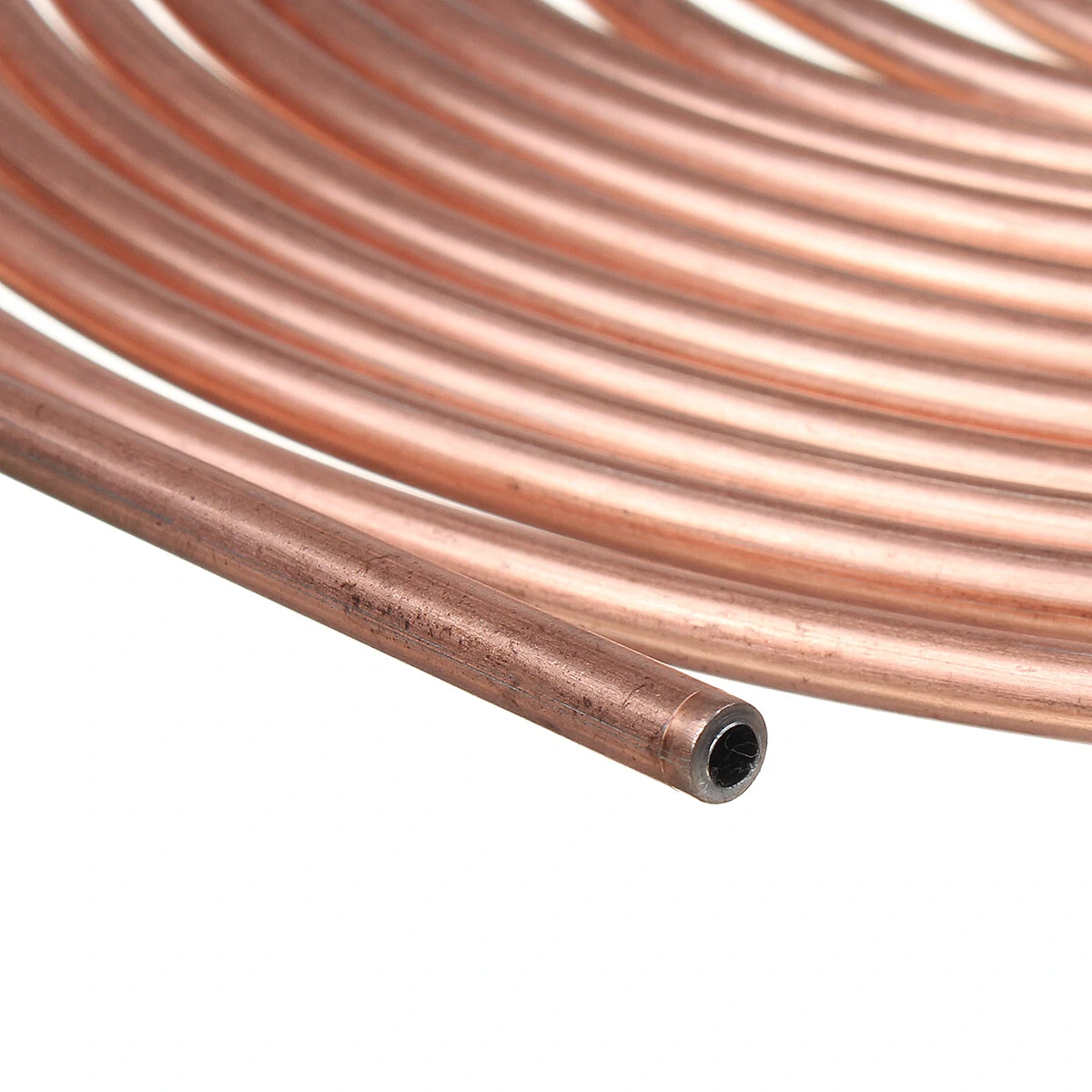 Roll Copper Steel 25 ft. 3/16" Brake Line Pipe Tubing with 20 Pcs Kit Fittings Brake Female Male Nut — view 9