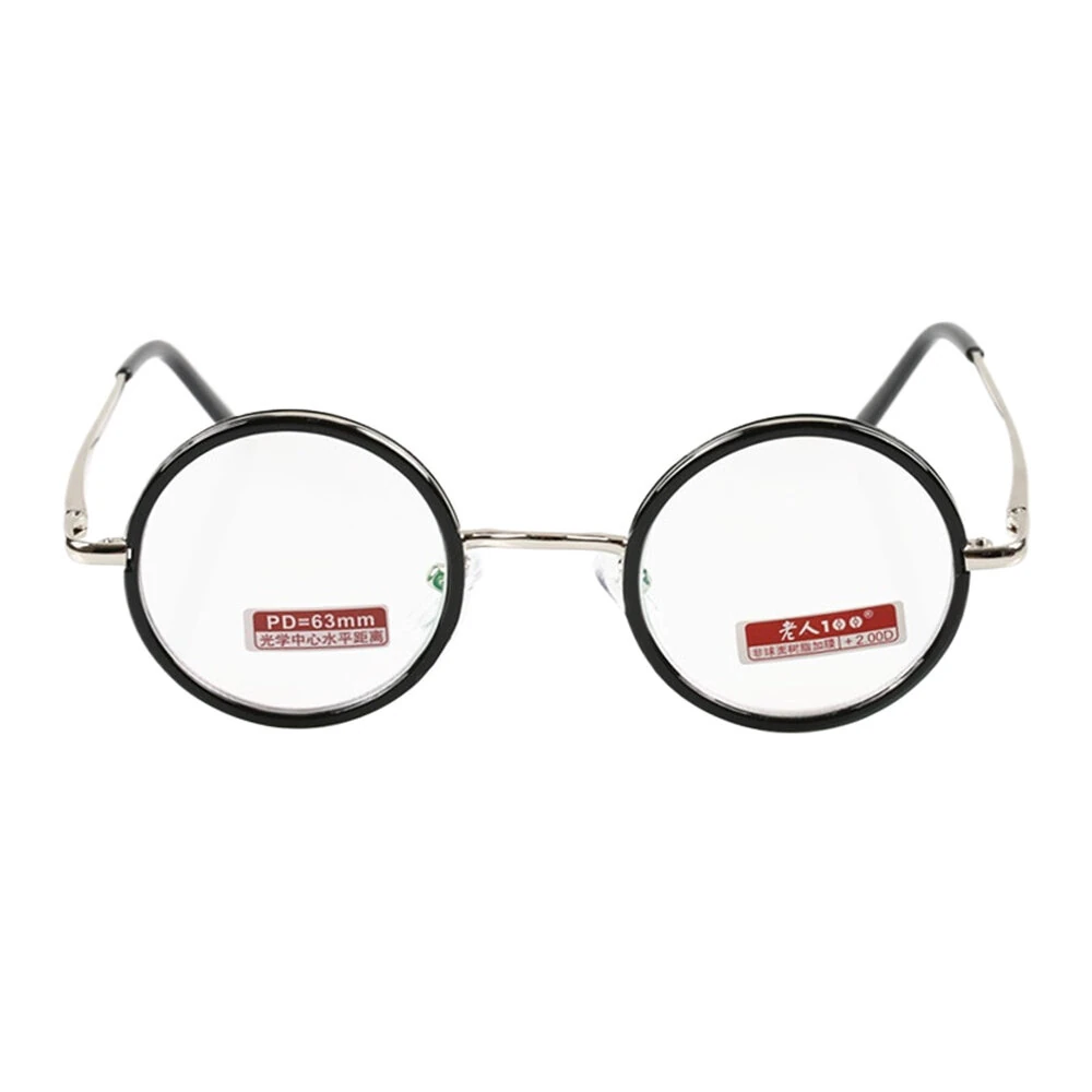 Round Metal Frame Reading Glasses Retro Minimalist Anti-blue Light Presbyopia Eyeglasses — view 5