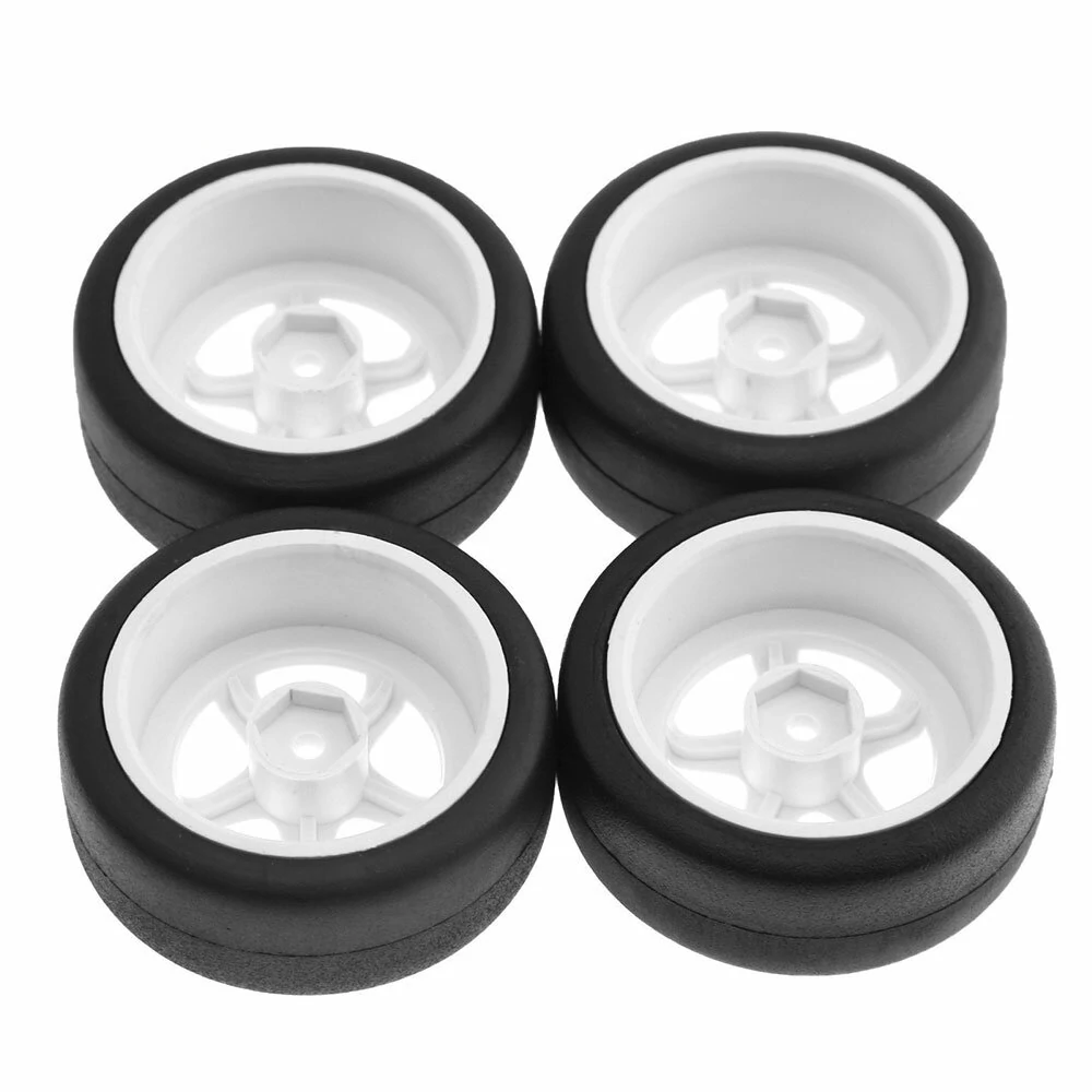 RS 12mm Hex RC Car Wheel Tires for 1/10 Tamiya TT02 XV01 HSP Kyosho Wltoys Remote Control Parts — view 2