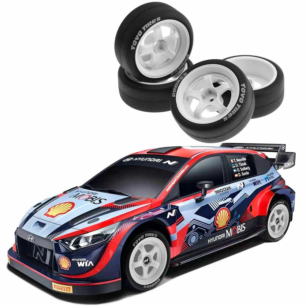 RS 12mm Hex RC Car Wheel Tires for 1/10 Tamiya TT02 XV01 HSP Kyosho Wltoys Remote Control Parts — view 6