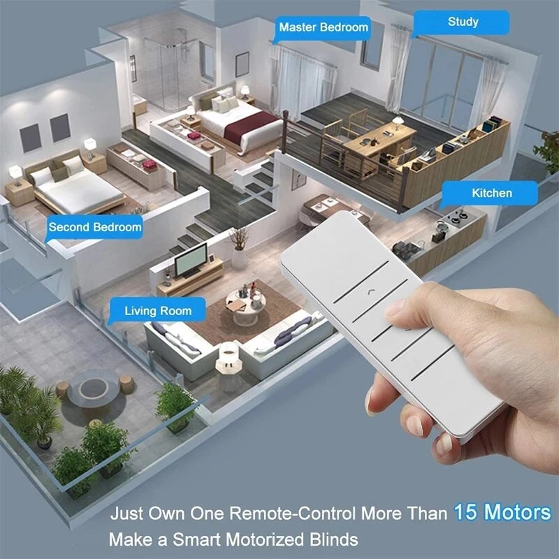 RSH-MC08 EU Plug Smart Motorized Chain Roller Blinds Tuya WiFi Remote Voice Cont — view 4