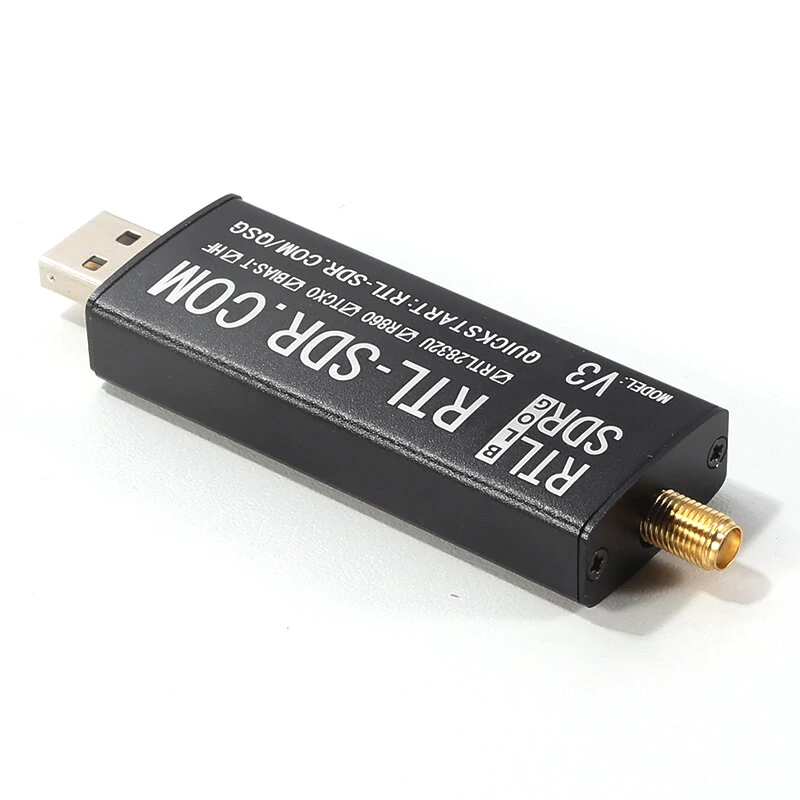 RTL-SDR Blog RTL SDR V3 R820T2 RTL2832U 1PPM TCXO SMA RTLSDR Software Defined Radio with Multipurpose Dipole Antenna — view 4