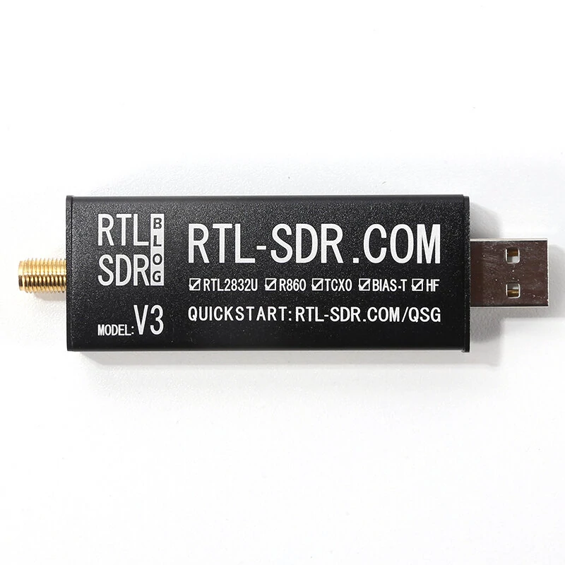 RTL-SDR Blog RTL SDR V3 R820T2 RTL2832U 1PPM TCXO SMA RTLSDR Software Defined Radio with Multipurpose Dipole Antenna — view 5