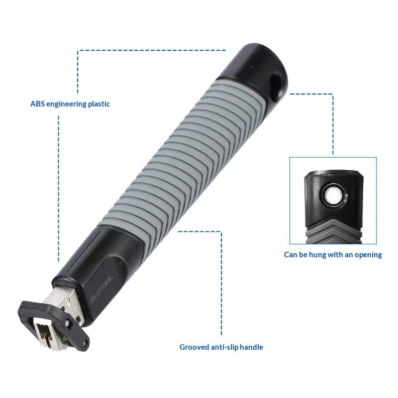 RUITOOL Reciprocating Saw Handle 225mm Quick Change Anti-Slip Universal Adapter For Curved Saw Blade And Reciprocating Saw Blade 12.5mm 6.2mm — view 3