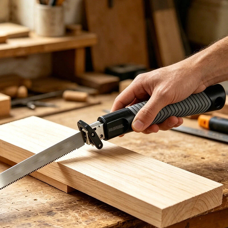 RUITOOL Reciprocating Saw Handle 225mm Quick Change Anti-Slip Universal Adapter For Curved Saw Blade And Reciprocating Saw Blade 12.5mm 6.2mm — view 9