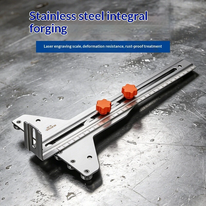 RUITOOL Router Circle Cutting Jig Trimmer Guide Rail Extendable To 831mm Stainless Steel Pulley Fence For Woodworking Slotting Arc And Edge Work — view 4